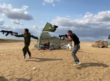 Центр «ВОИН» устроил битву в пустыне