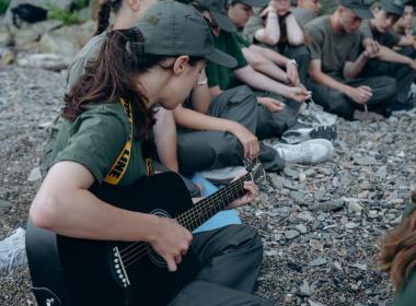 В хабаровском филиале курсанты приняли участие в вечернем огоньке