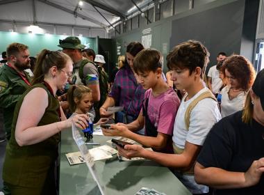 Уникальный военно-спортивный городок Центр «ВОИН» на выставке «Улица Дальнего Востока» во Владивостоке посетили более 30