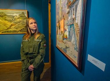 Курсанты Центра «ВОИН» поздравили с Днем воссоединения Крыма с Россией